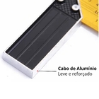 Esquadro De Aço 12" Cabo Metálico Profissional | Fertak